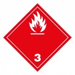 Flammable liquid 30x30